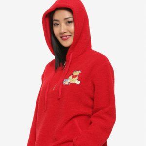Box Lunch- Disney Winnie the Pooh Women's Quarter-Zip Teddy Hoodie